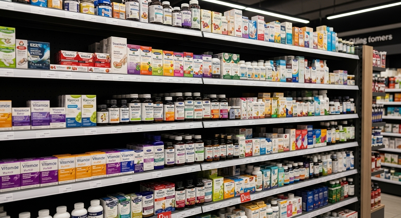 Retail Products on Shelves